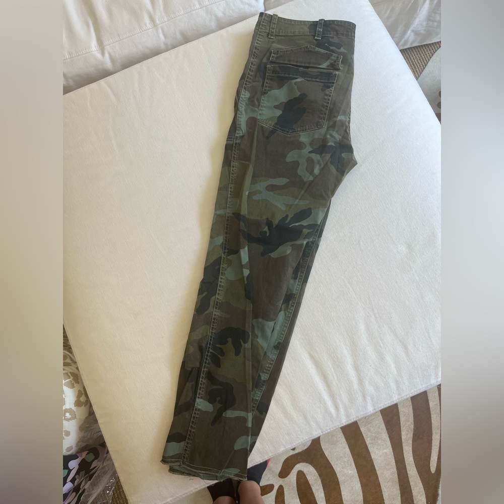 Nikki Lotan camo pants, size 30 / ten. Mid to low waisted.